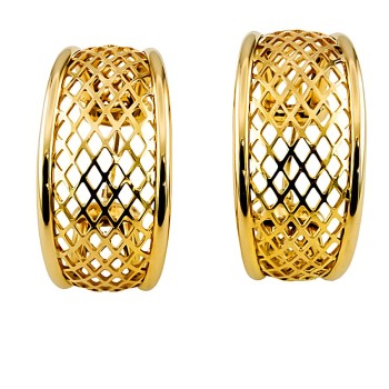 9ct gold 5.5g Hoop Earrings